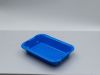 Bac égouttoir et décongélation petit modèle, 400x300x60mm, bleu, parois pleines, fond perforé